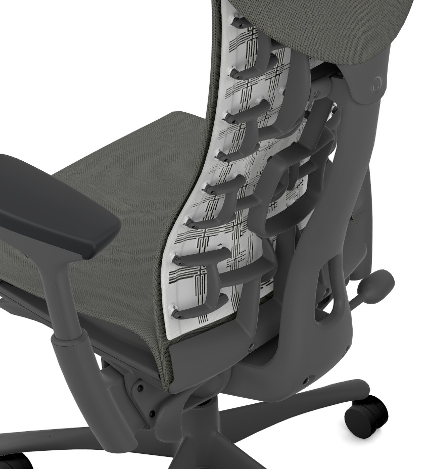 Кресло Herman Miller Embody Charcoal (Rhythm)